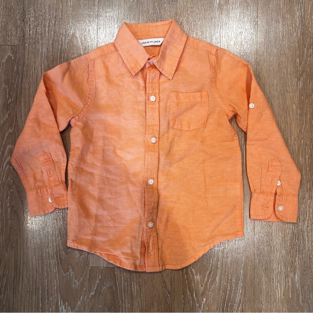 Janie and Jack Boys Button Down Shirt